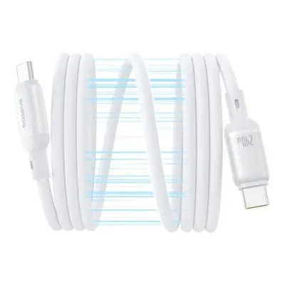 Kabel Baseus Picogo Magnetisch USB-C 240W 1m selbstwickelnd weiß