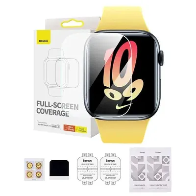 Schutzfolie Baseus NanoCrystal 41mm AP Watch 7/8 Transparent