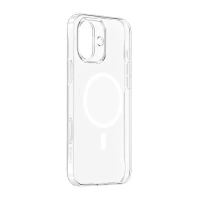 Funda para móvil Baseus iP16 TouchButton Magnetische TPU Transparent für iPhone 16