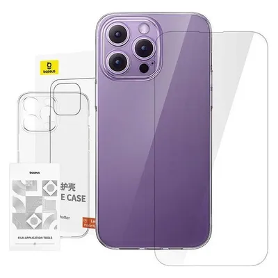 Baseus Clear Case iPhone 14 Pro Max+ tempered glass