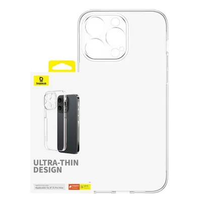 Handyhülle Baseus OS-Lucent Cover Polycarbonat Transparent für iPhone 15 Pro Max
