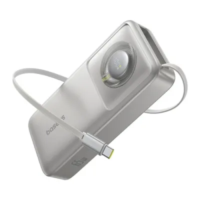 Powerbank Baseus Free2Pull 20000mAh 65W USB-C Lithium-Polymer Grau