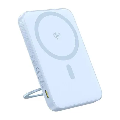 Powerbank Baseus PicoGo Qi2 5000mAh 20W blau mit Ständer