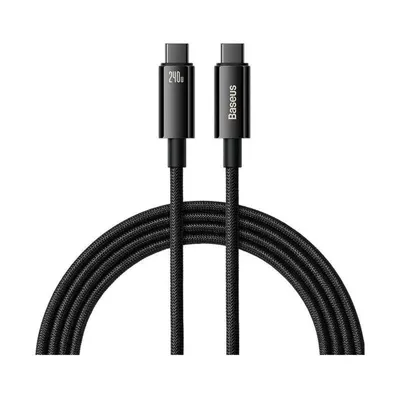 USB-C Kabel Baseus CAWJ040001 1 m 240 W 480 Mbps Schwarz Nylon