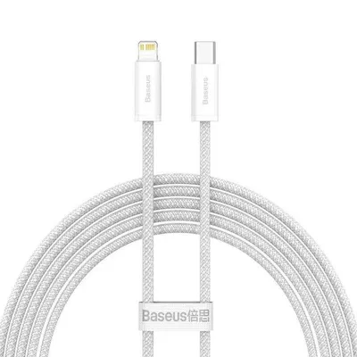 Lightning Kabel Baseus CALD000102 USB-C 2m Power Delivery 20W Weiss