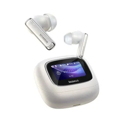 Kopfhörer Baseus Bowie M2s Ultra kabellos Bluetooth mit Geräuschunterdrückung Weiß