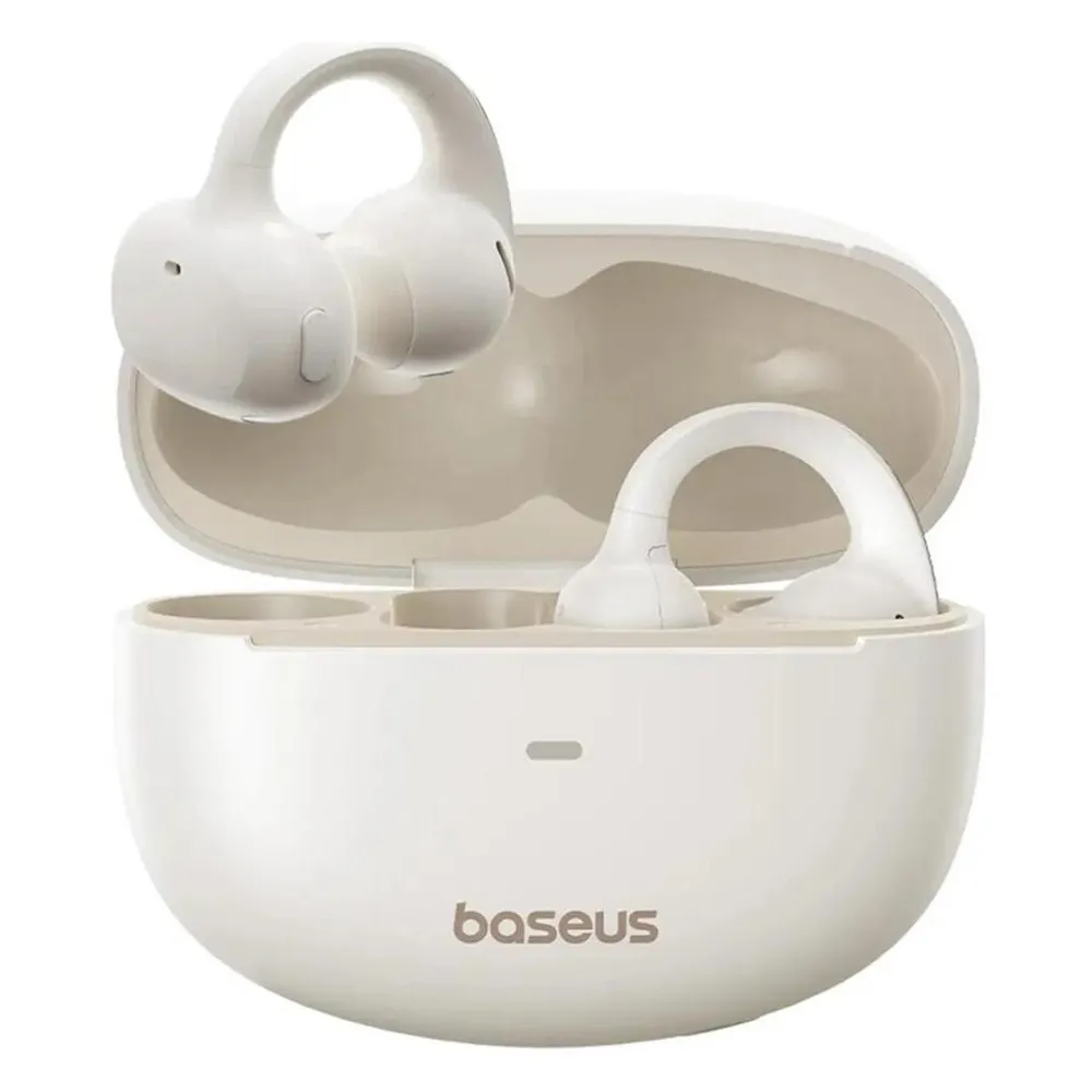Kopfhörer Baseus Bowie MC1 kabellos Bluetooth 5.4 Sport IP57 USB-C weiß