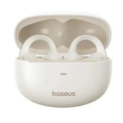 Kopfhörer Baseus Bowie MC1 kabellos Bluetooth 5.4 Sport IP57 USB-C weiß