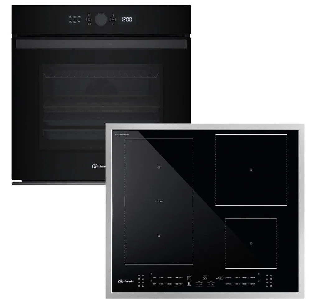 BAUKNECHT Backofen-Set BAKO 940 Airfry Flex, mit Teilauszug, AirFry-Funktion – die gesündere Alternative zur Fritteuse