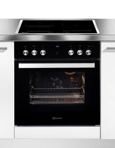 BAUKNECHT Flex-Induktions-Herd-Set HEKO LIMBO FLEXI, mit 3-fach-Teleskopauszug, Flexi Duo – kombinierbare Zonen für flexibles Kochen, SoftClose