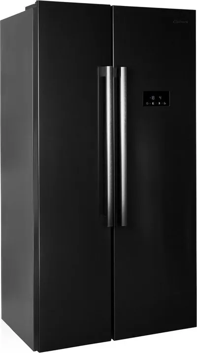 BAUKNECHT Side-by-Side SBS C90 BL, 177 cm hoch, 91 cm breit, Kein Abtauen mehr nötig Dank Total NoFrost Technologie