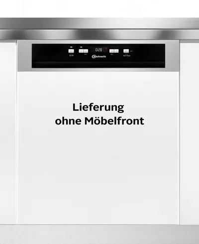 BAUKNECHT teilintegrierbarer Geschirrspüler OBBC Ecosilent 8650, 14 Maßgedecke, Doppelter Komfort – mit Besteckschublade und zusätzlichem Besteckkorb