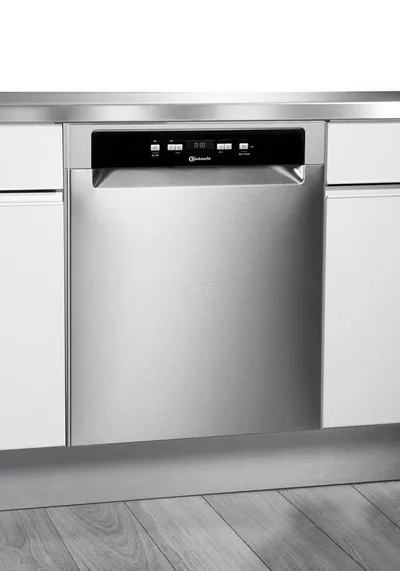 BAUKNECHT Unterbaugeschirrspüler OBKUC 3C26 F X (2), 14 Maßgedecke, ActiveDry – automatische Türöffnung für perfekt getrocknetes Geschirr