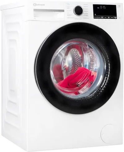 BAUKNECHT Waschmaschine B WM 9A9 BS, 9 kg, 1400 U/min, Adaptive Wash – Intelligente Anpassung für perfekte Waschergebnisse