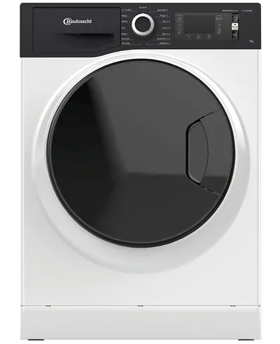 BAUKNECHT Waschmaschine STEAM PLUS 9A2JGSP, 9 kg, 1400 U/min, Stop&Add, Active Mousse, Active Care Color+, Steam
