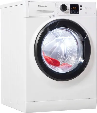 BAUKNECHT Waschmaschine Super Eco 948 A, 9 kg, 1400 U/min, 4 Jahre Herstellergarantie, Kurz 45 Minuten und 40° Antiflecken