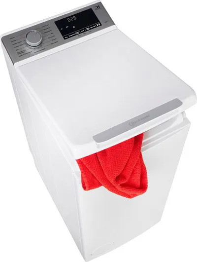 BAUKNECHT Waschmaschine Toplader TBK Super Eco 6B S FF, 6 kg, 1200 U/min, FreshFinish - hemmt Gerüche und Knitterfalten mit Hilfe von Dampf