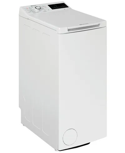BAUKNECHT Waschmaschine Toplader WMT BK 1266 B, 6 kg, 1200 U/min, FreshFinish, 15° Green&Clean, Mehrfachwasserschutz+, SoftOpening