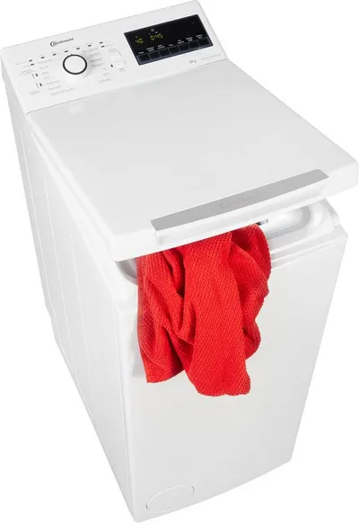 BAUKNECHT Waschmaschine Toplader WMT Super Eco 624 A N, 6 kg, 1200 U/min, Energieeffizienzklasse A, Antiflecken, Vollwasserschutz