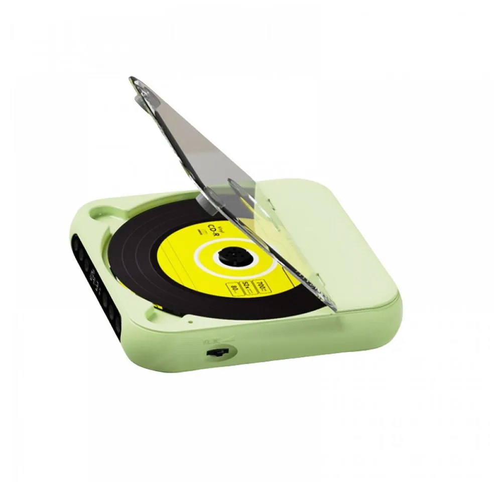 BBWL Bluetooth CD-Player 5.3 tragbar mit Kopfhörer, HIFI-Sound tragbarer CD-Player (Kopfhöreranschluss, Lautsprecher und U-Disk Wiedergabe)