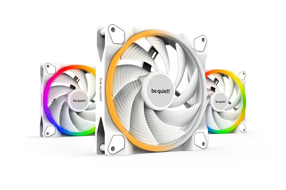 140*140*25 Light Wings White PWM speed 3x Gehäuselüfter