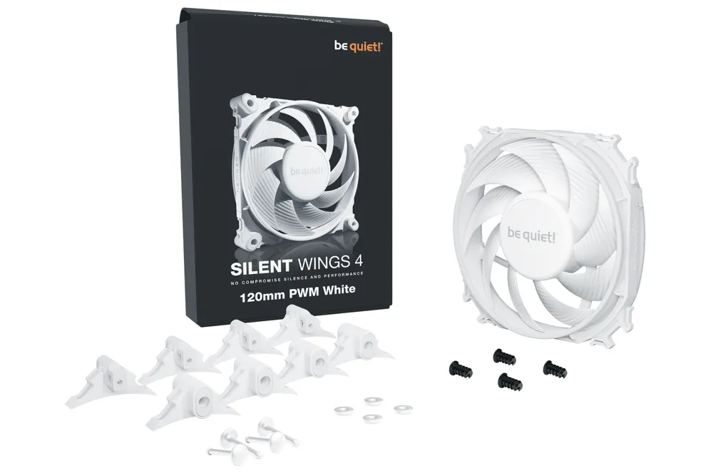 be quiet! Silent Wings 4 - weiß - 120mm Gehäuselüfter Single-Pack