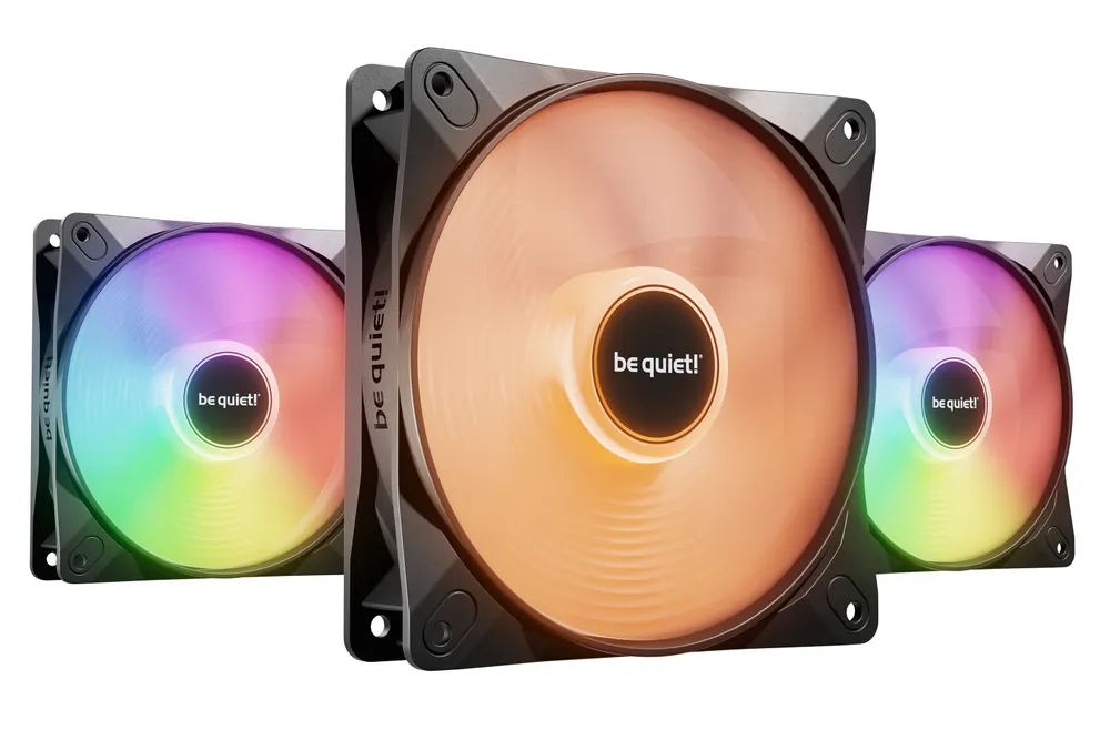 ruhig sein! Zusatzlüfter LIGHT WINGS LX 120mm 2100RPM ARGB PWM 3er Pack