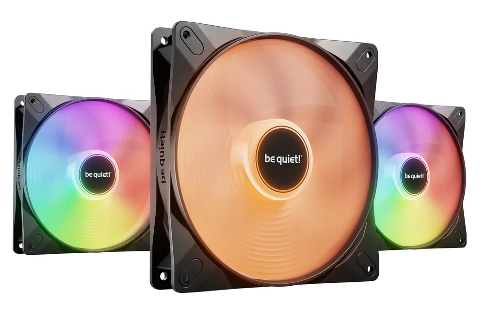 be quiet! 140mm Light Wings LX ARGB PWM Luftkühlung - 3er-Pack Silent-Lüfter