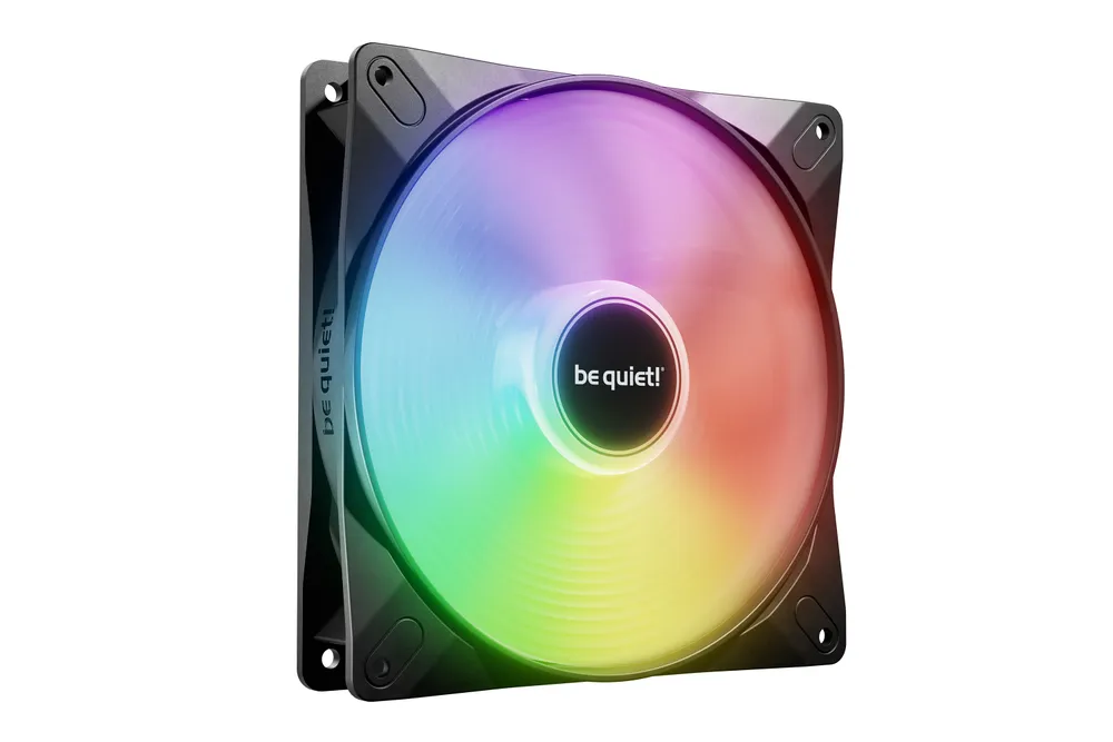Ventilator be quiet! LIGHT WINGS LX 140mm PWM 1800 RPM Multi-LED Schwarz