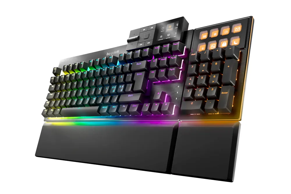 Tastatur be quiet! Dark Mount Silent Tactile mechanisch QWERTZ deutsch RGB