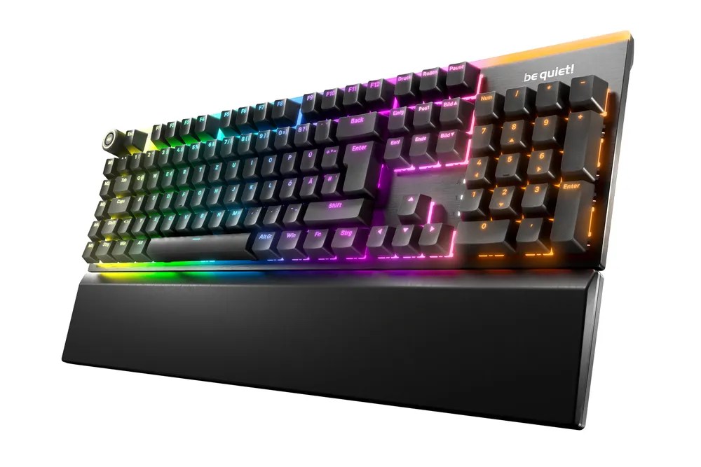 Teclado be quiet Light Mount Silent Linear DE ISO mecánico Full Size RGB QWERTZ