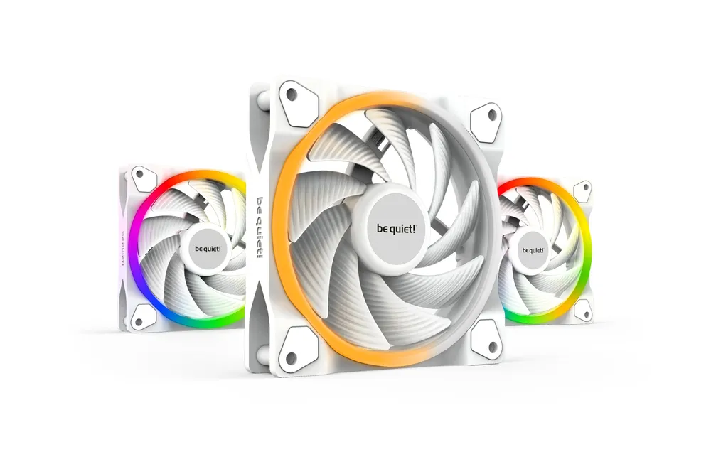 Light Wings White 120mm PWM high-speed Triple Pack Gehäuselüfter, Weiß