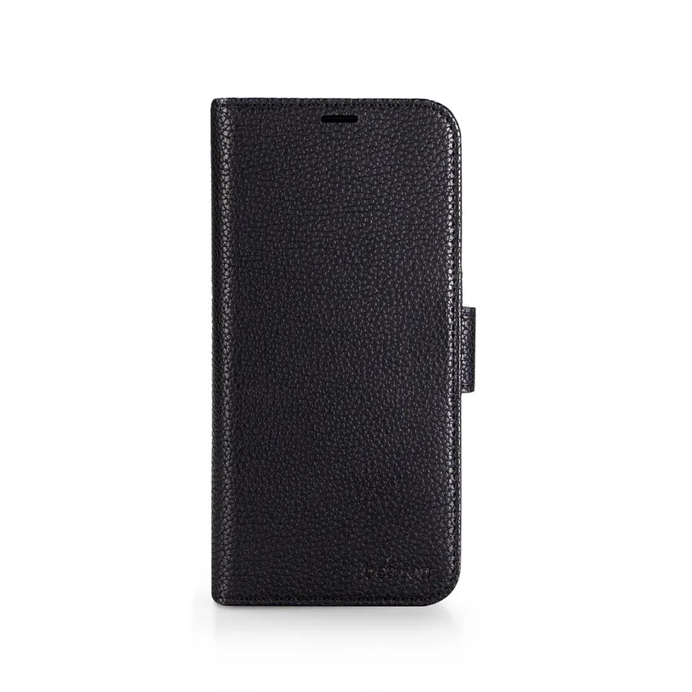 Book Cover für M7 + M7 Lite schwarz Handyhülle