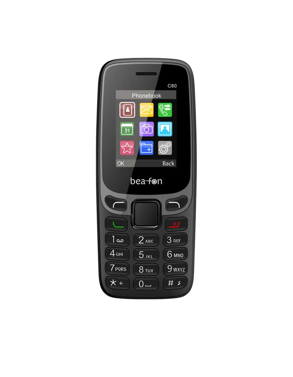 C80 2G - Schwarz - Modell 2025 Handy