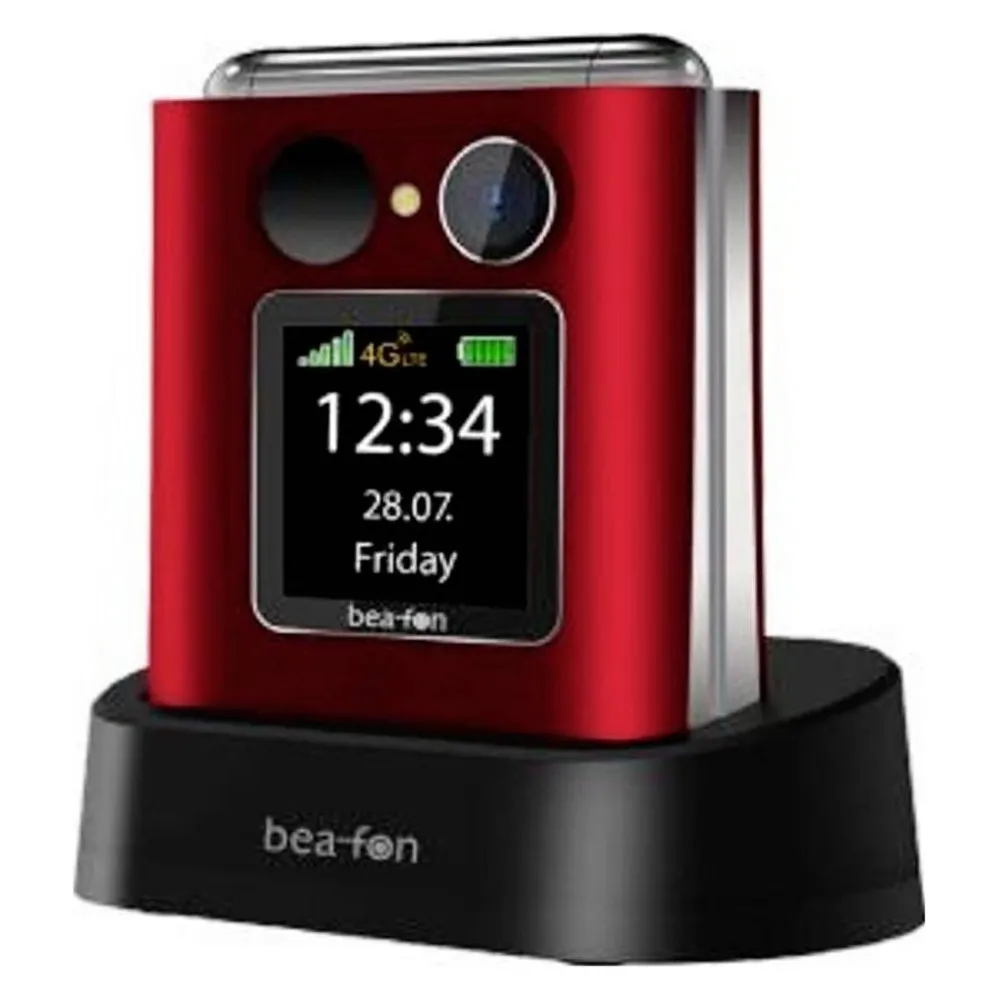 Bea-Fon Fold10 LTE rot-silber