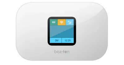 Beafon MR1-W Wi-Fi 4 LTE 150Mbps 3G/4G MicroSD-Router Erweiterte Sicherheit Weiß