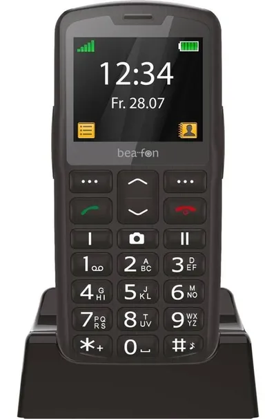 SL260 LTE (4G), Schwarz-Silber Handy