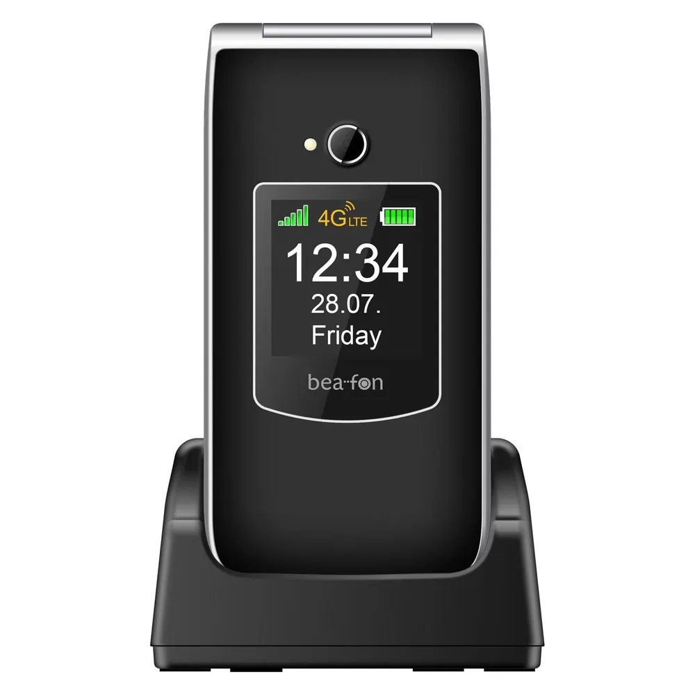 SL605 4G LTE Schwarz/Silber - Modell 2025 Handy