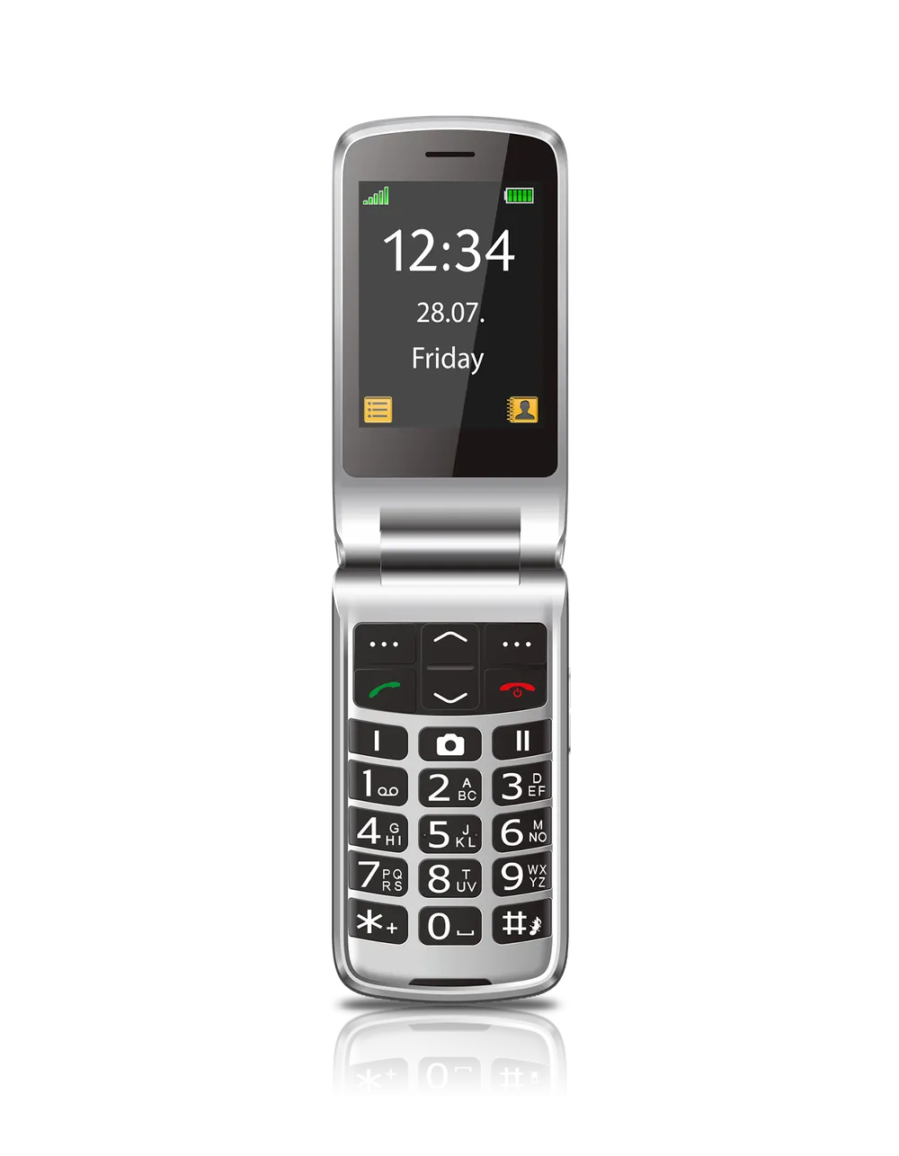 SL645 LTE 4G silber-schwarz (2025) Handy