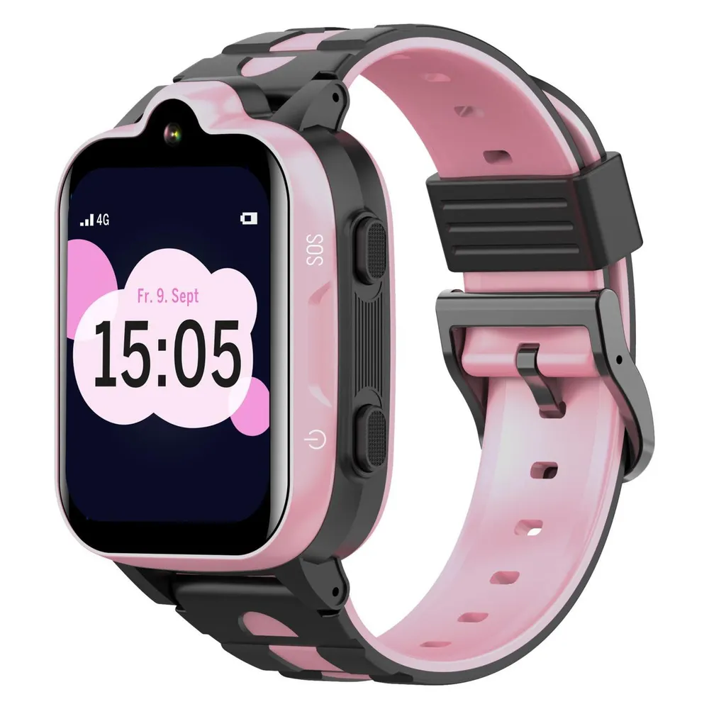 SW1 Kids Watch Black-Rosa Smartwatch