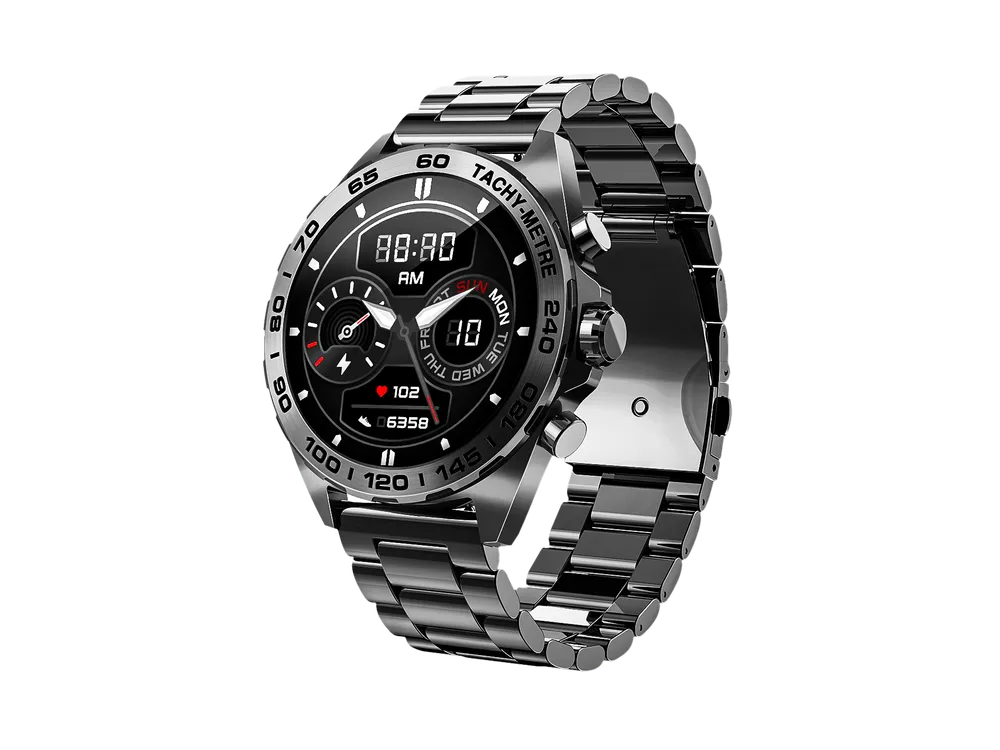 Watch 501, Black Metal Smartwatch