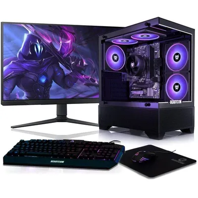 Desktop-PC BEASTCOM Q3 AMD Ryzen 5 16GB 512GB SSD Vega 11 Windows 11 Pro Set