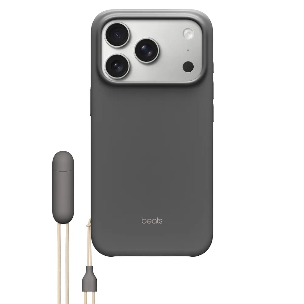 Beats iPhone 17 Pro Kickstand Case mit MagSafe und Kamerasteuerung, Granitgrau