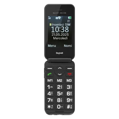 Handy Beghelli SLV41 Senior 4G Schwarz 2.8" Single SIM