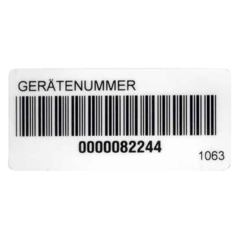 Beha Amprobe Aufkleber 1063D Barcode-Aufkle