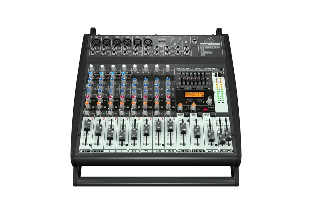 Behringer Mischverstärker (PMP500 EUROPOWER 500W 12-Channel Powermixer - Powermixer)