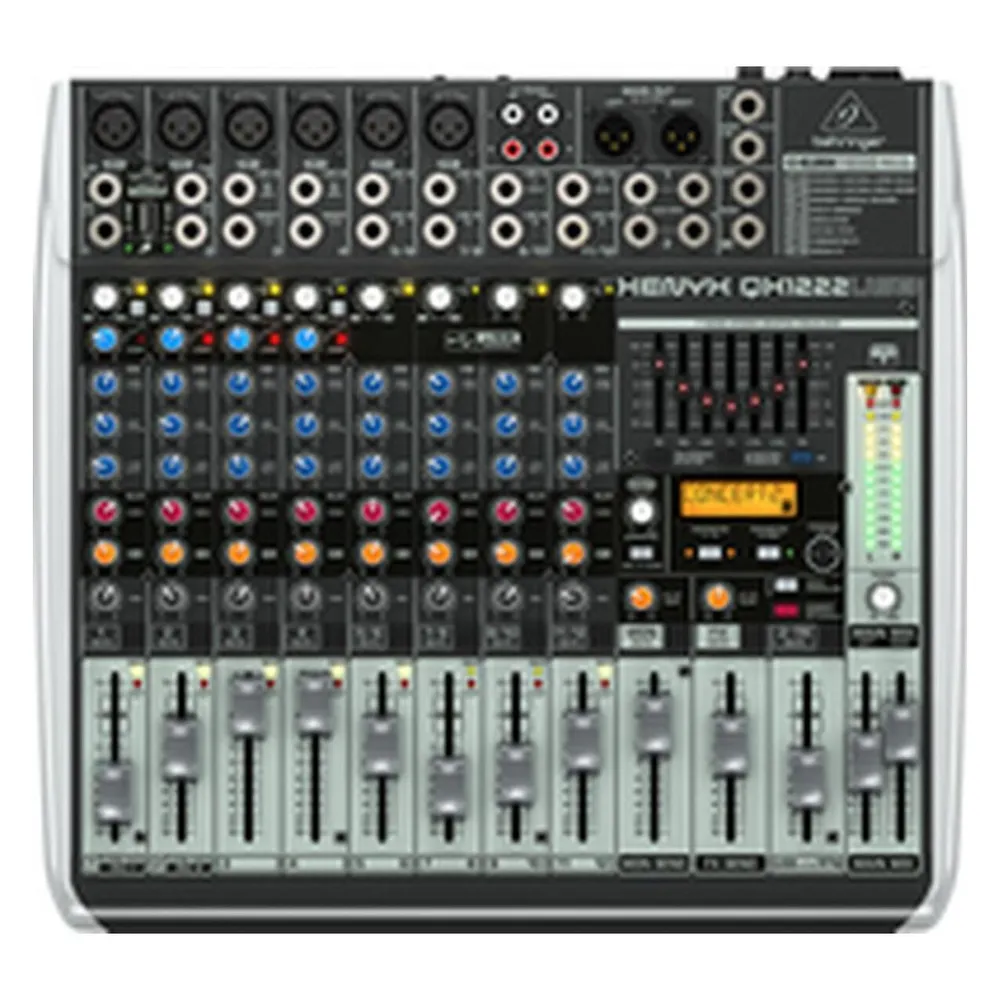 Mischpult Behringer QX1222USB 16 Kanäle integriertes USB Audio Interface