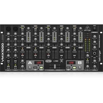 DJ-Controller Behringer Pro Mixer VMX1000 USB 7 Kanäle LCD XLR