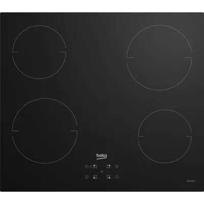 Kochfeld Beko HII64401QT Induktion 60 cm 4 Zonen Touch Schwarz Glas