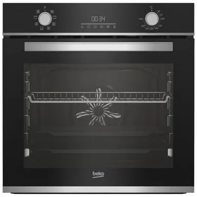 Einbaubackofen Beko BBIM13300XD Hydrolyse 72L 60cm A LED Schwarz/Edelstahl